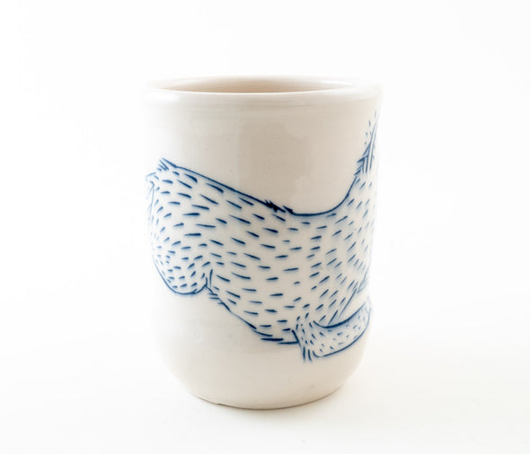 Bespectacled Dog Cup (c-2903) 12 fl oz