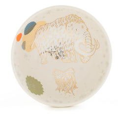 Wooly Mammoth in Snow Bowl (b-1007)