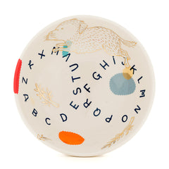 Alphabet Dog Bowl (b-1022)