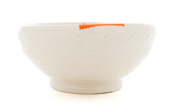 Dry-thrown Chunky Wooly Mammoth in Snow Bowl (b-1035)