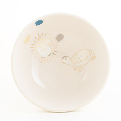 Turtle and Acorn Bowl (b-973)