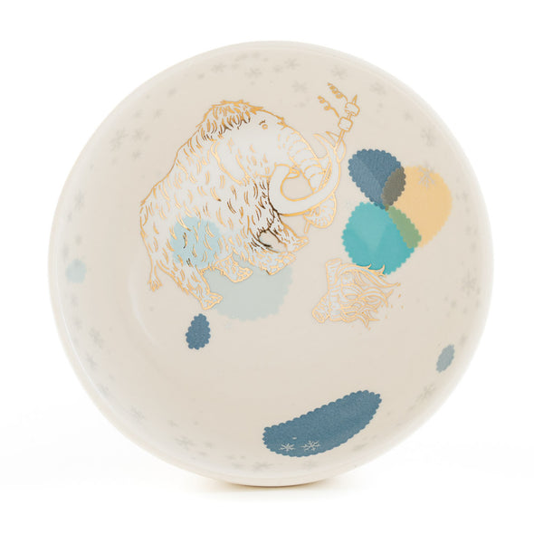 Wooly Mammoth in Snow Bowl (b-991)