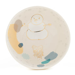 Snowman in Snow Bowl (b-997)