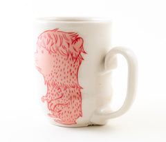 Pink Bear and Tree Cup (c-2888) 11 fl oz