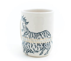 Warthog and Golden Knot Cup(c-2953) 13 fl oz
