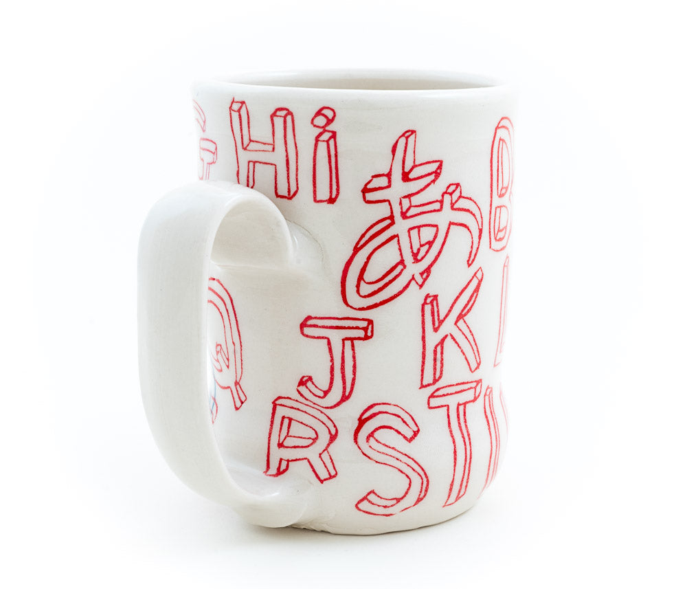Alphabet あ Raccoon Cup (c-2969) 16 fl oz