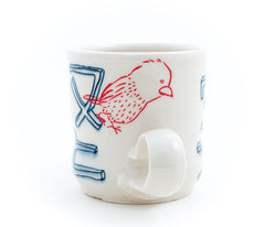 Double-handled Kenjitsu (Steady True) Espresso Cup (c-2982)  7 fl oz