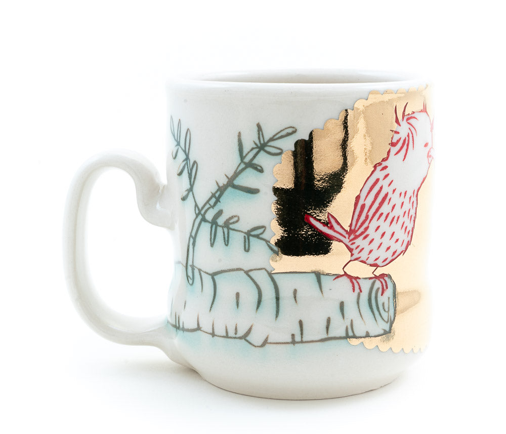 Golden Lovebird Cup (c-2999)  12 fl oz