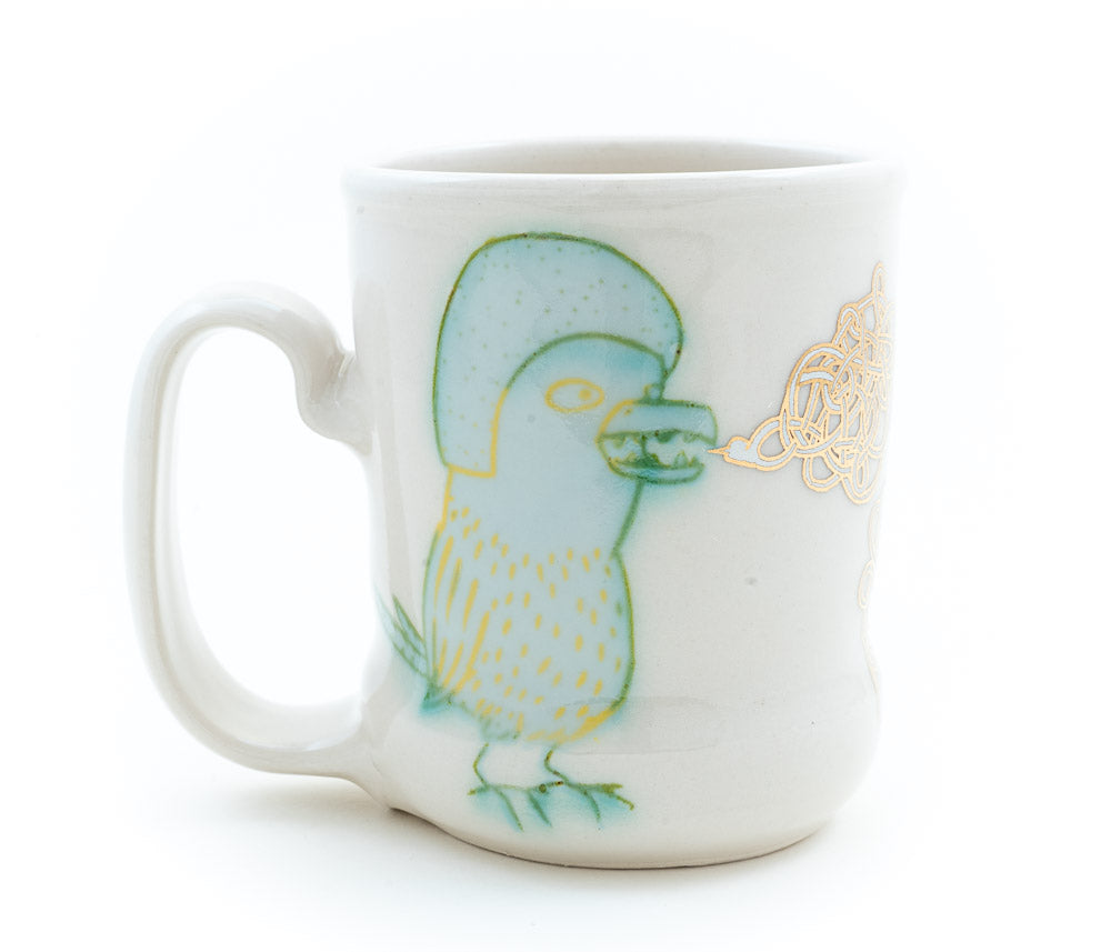 Bear and Bird Conversation Cup  (c-3034)  13 fl oz
