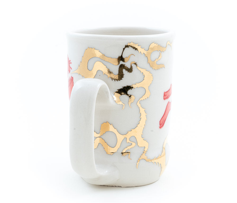 Pink Fire-breathing Dog Cup (c-3051)  16 fl oz