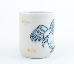 Tally Mark Bird Cup (c-3181) 10 fl oz