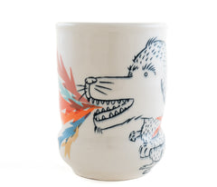 Fire-breathing Dog Cup (c-3224)