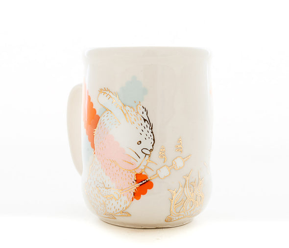 Rabbit and Raccoon Cup (c-3246)