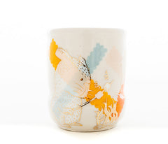 Rabbit and Raccoon Cup (c-3251)