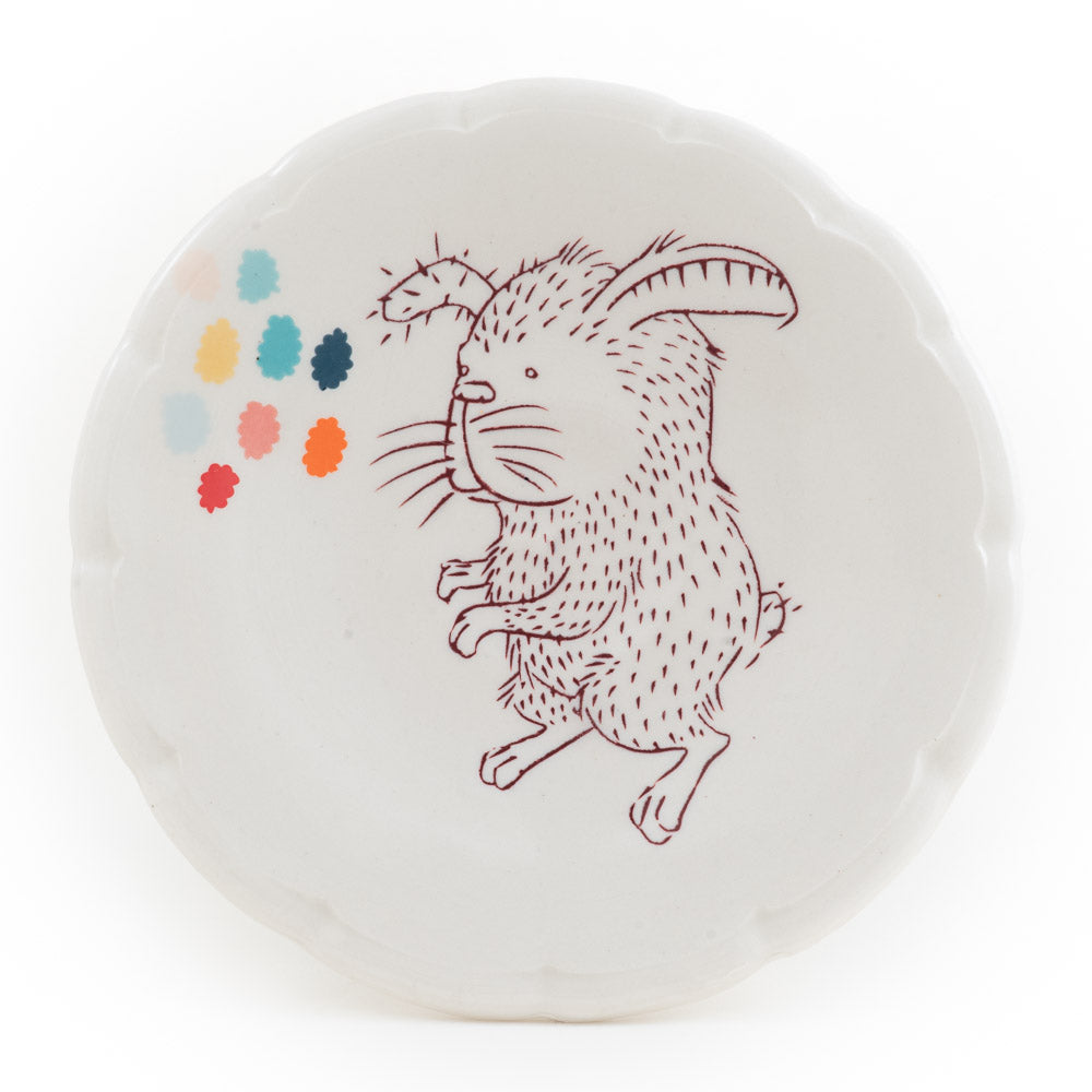 Rabbit Dessert Plate (ps-753) – Ayumi Horie