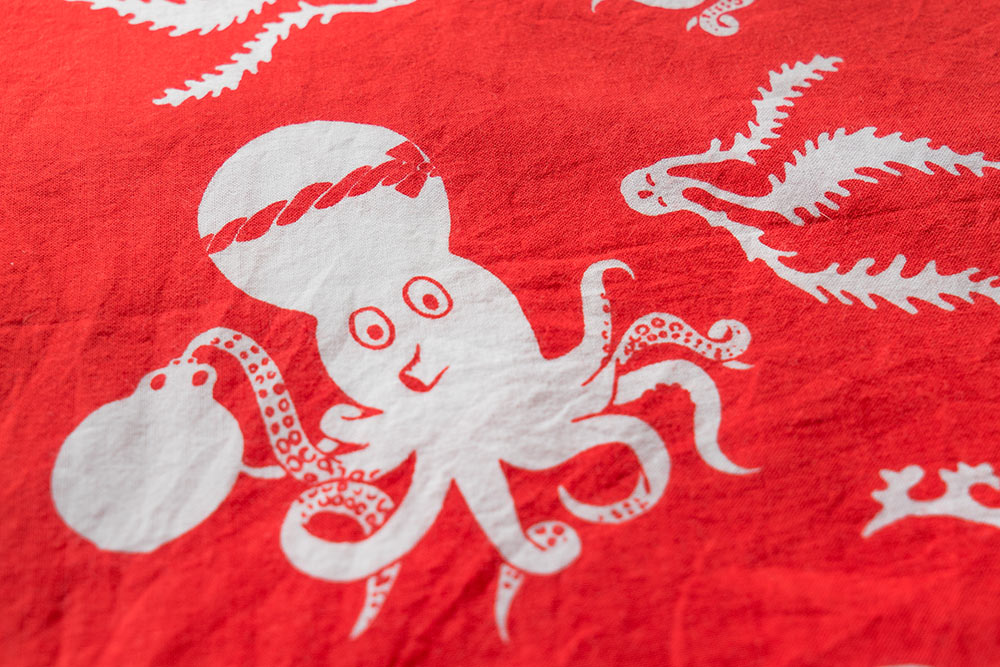Lucky Octopus Tenugui- Favorite Historical Pots #3